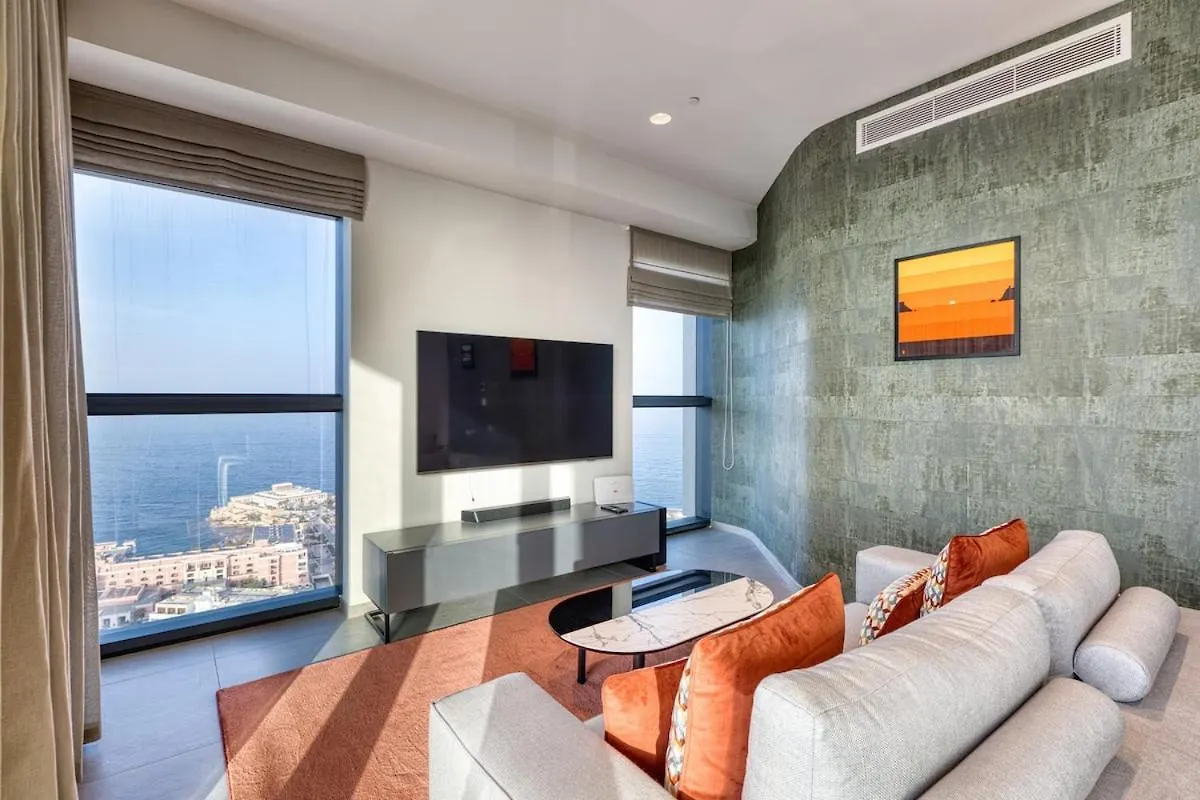 Stunning Apartment In The Iconic Mercury Tower Saint Julian's 0*,  Malta