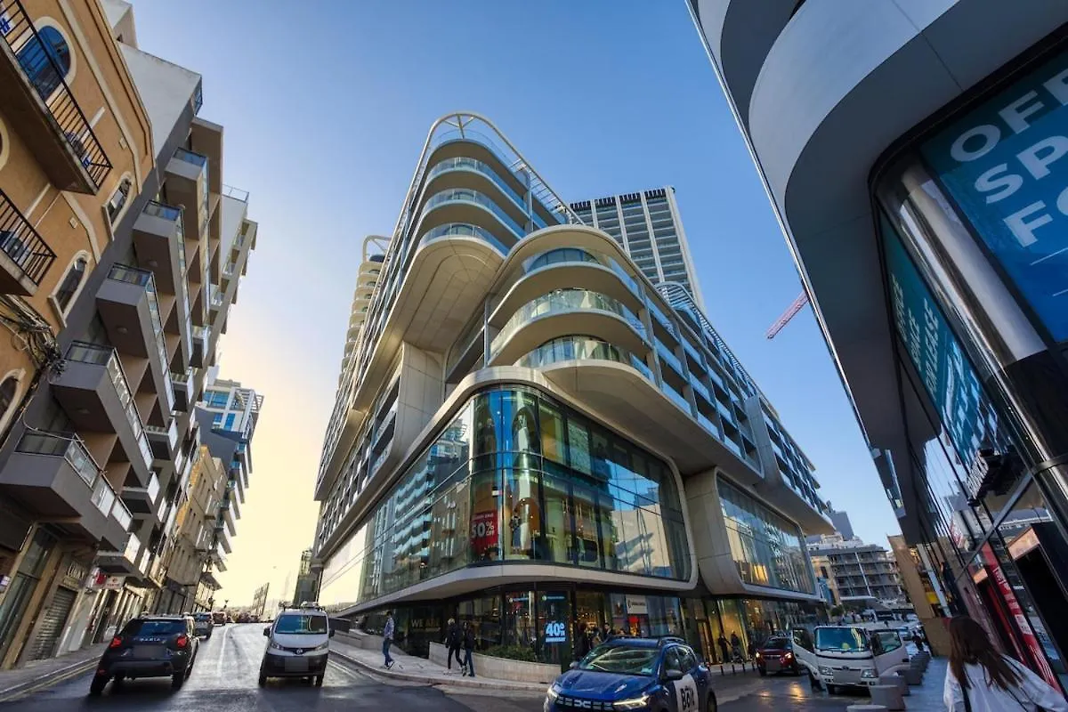 Stunning Apartment In The Iconic Mercury Tower Saint Julian's 0*,